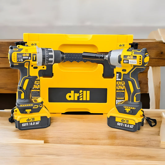 Combo TALADRO Y PISTOLA DE IMPACTO DRILL 68V TAPI68DK