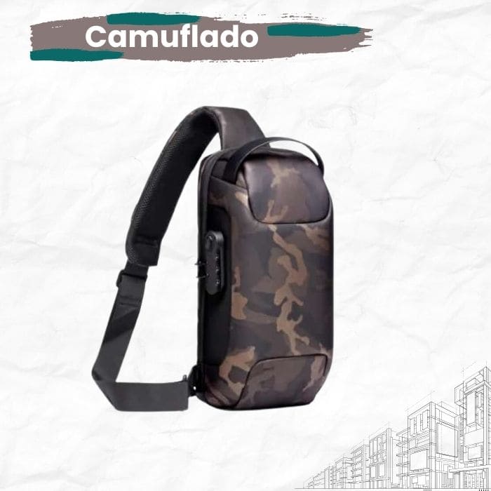 Bolso Impermeable Anti robo con Puerto de Carga