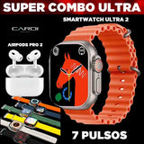 Combo Reloj Inteligente Ultra 2 + Pods Pro 2 + 7 Pulsos ***