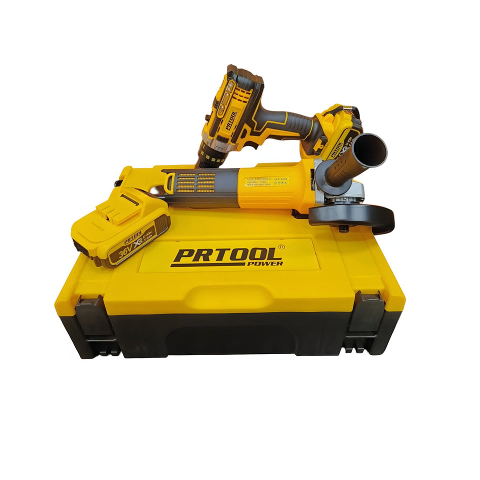 Combo taladro 36v y pulidora 110v PROTOOL hb11036d