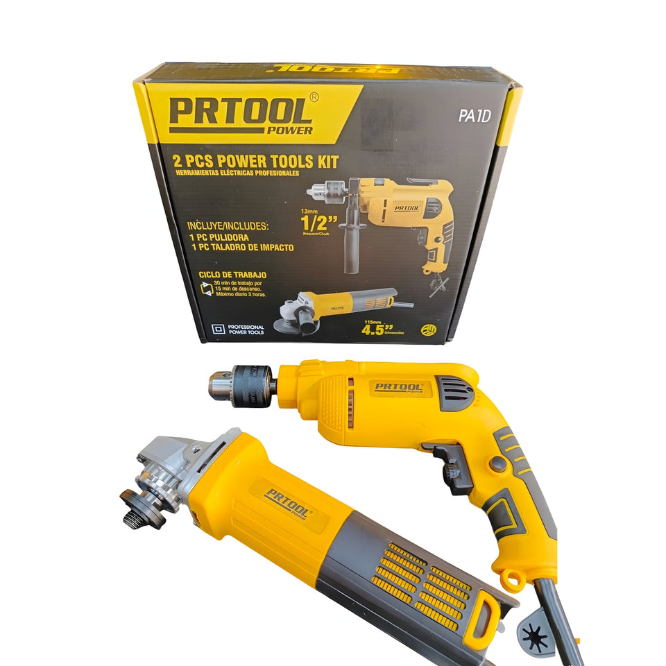 KIT Taladro y Pulidora 110V PA1D PRTOOL