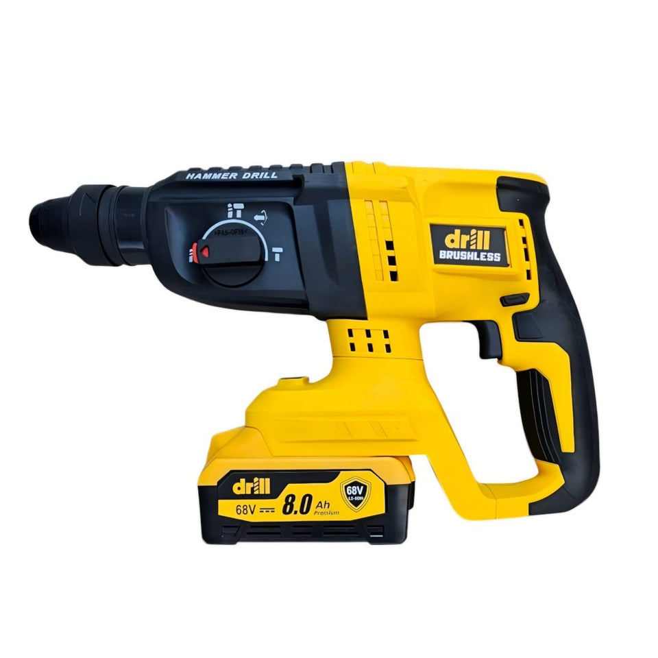 COMBO DRILL ROTAPUPI68DK ( Rotomartillo, Taladro, Pulidora y Pistola de Impacto )