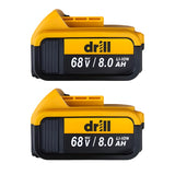 Combo TALADRO Y PISTOLA DE IMPACTO DRILL 68V TAPI68DK