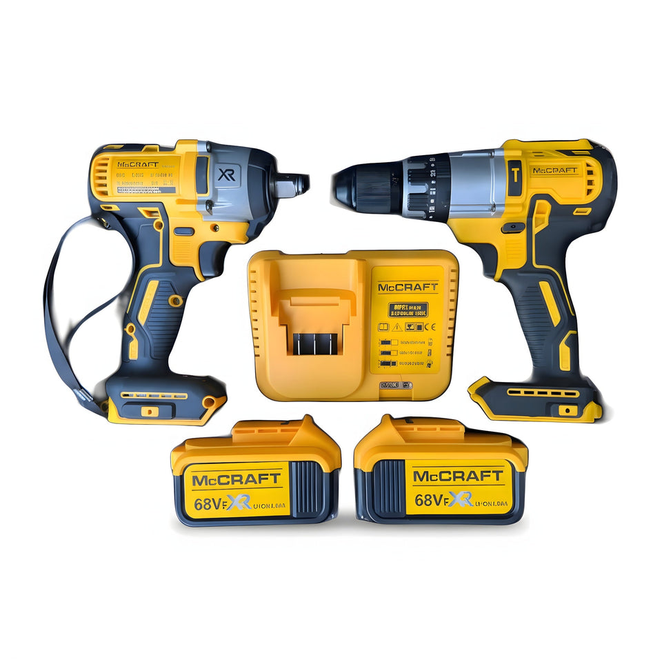 Taladro y Pistola de Impacto McCRAFT TAPI68D