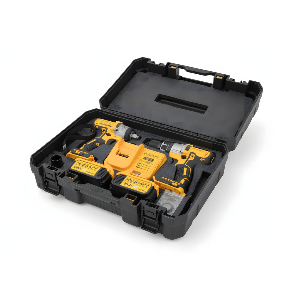 Taladro y Pistola de Impacto McCRAFT TAPI68D