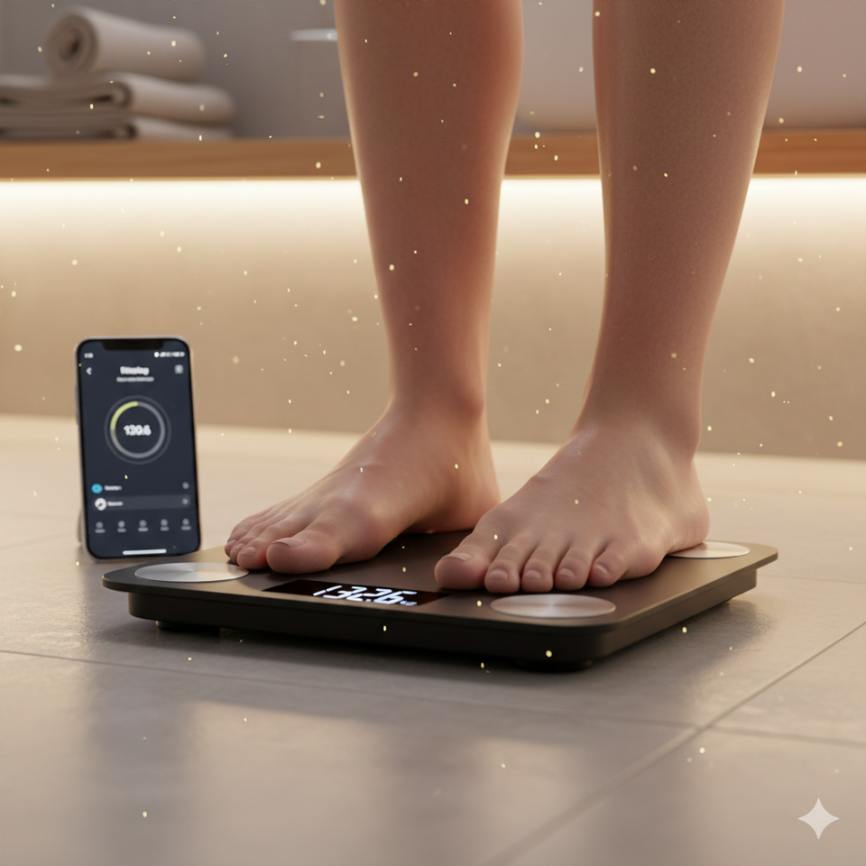 Bascula Digital Inteligente Bluetooth Recargable