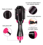 Cepillo 3 en 1 One Step Secador, Plancha y Rizadora 🌟 VOLUMINIZADOR